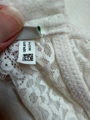 Aerie White Floral Lace Longline Bralette Lightly Lined Size L thumbnail 5