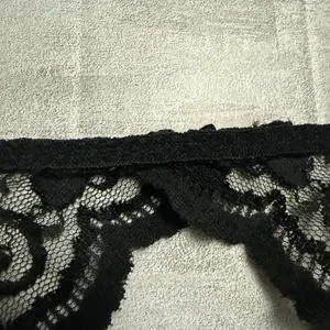 Vintage Victoria's Secret Gold Label Black Lace Garter Belt 90s‎ 80s Canada Made thumbnail 7