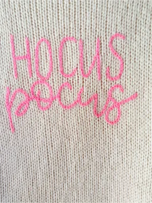 Wooden Ships Hocus Pocus Cream Mohair Wool Halloween Sweater XS/S thumbnail 2