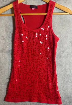 Glo y2k‎ red sequin thumbnail 1
