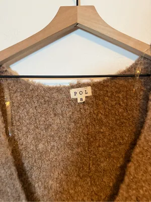 POL Slouchy Oversized V-neck Sweater thumbnail 3