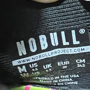 NOBULL Trainer Black Neon Pixel Low Top Training Shoes Size W 8 / M 6.5 thumbnail 5