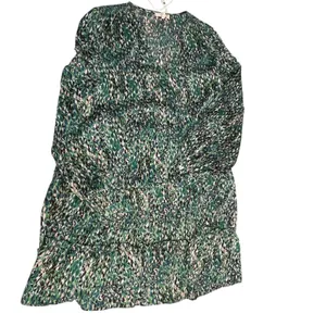 Easel Floral Green Tiered‎ Babydoll Dress S Flowy Earthy Indie Tiered Boho NWT thumbnail 6