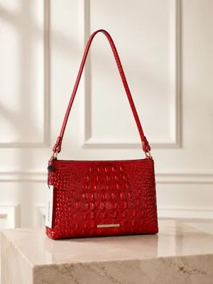 Brahmin Lorelei Shoulder Bag Red Dragon Melbourne Leather NWT thumbnail 3