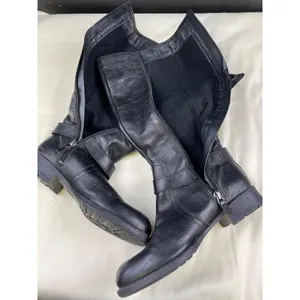 Franco Sarto Women's Black Leather Riding Boots/Shoes Size 6.5 SKU 5263 thumbnail 7
