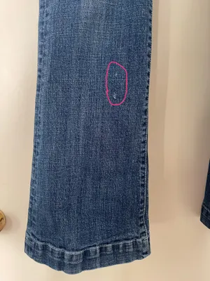 Boutique Cowgirl Couture Wide Leg Jeans thumbnail 3