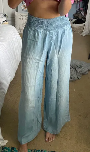Altar'd State Blue Flow Pants thumbnail 1