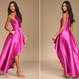 LULU's Prom Wedding Chic Special Event Elegant Sexy High Low Hem Dress thumbnail 2