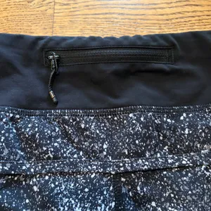Lululemon Speed Short Mini Splatter White Black thumbnail 5