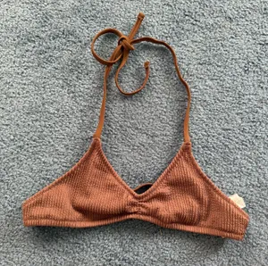 Aerie Brown Halter Bikini Top thumbnail 1
