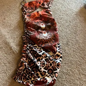 Tiger mist animal print mini dress‎ xs thumbnail 4