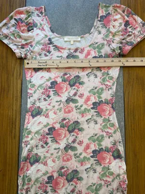 LoveShackFancy Dalary Veiled Kiss Mini Dress Floral Ruched Puff Sleeve Small thumbnail 10