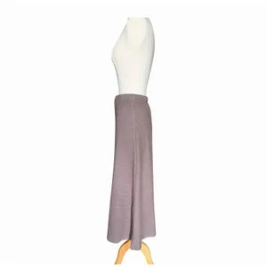 OGL Timeless Flared Maxi Skirt Heather Brown Drawstring Waist XS NWT thumbnail 6
