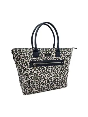 Trina Turk Leopard Print Tote Bag Detachable Strap OS NWT thumbnail 3