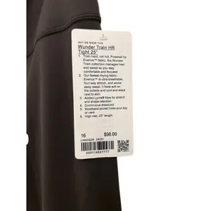 Lululemon Wunder Train High-Rise Tight/Leggings 25" Size 16 NWT Dark Olive thumbnail 8