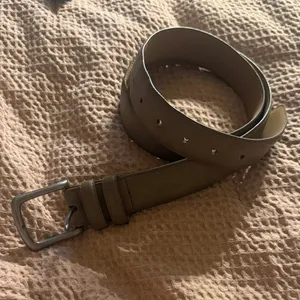 Light Brown Leather Belt Tan thumbnail 2