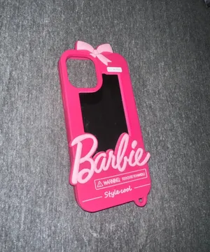 Case Barbie 3D Animation Cute Pink Phone with Make up Mirror iPhone 12 Pro Max thumbnail 3