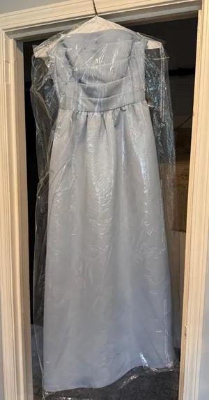 Amsale Arabella Dress in Ice Blue thumbnail 1