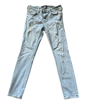 Aeropostale Copied - Light Wash Skinny Jeans Size 10 Women 27x30 Low Rise Stretch thumbnail 1