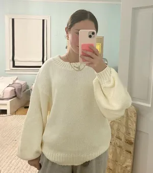 Princess Polly cream sweater  thumbnail 2