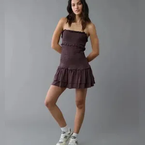 American Eagle Smocked Ruffle Mini Dress W2308 Sz M thumbnail 2
