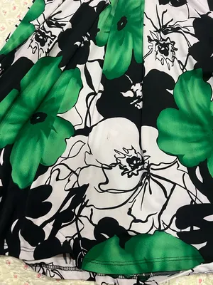 Strapless Green Floral Halter Dress - Women's Summer Style thumbnail 4