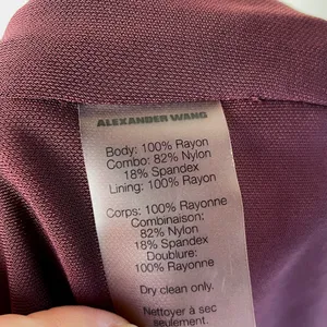 Alexander Wang T by women’s burgundy mesh inset fitted knit dress size small S thumbnail 12