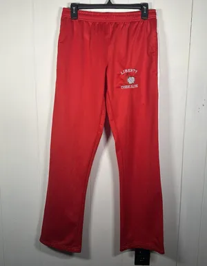 Cheerleading Liberty Red Warm Up Pants Junior Medium Athletic Sweatpants thumbnail 1