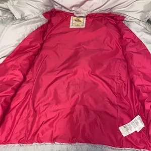 Hollister Down & Feather Fill Puffer Hooded Jacket Size Large thumbnail 13