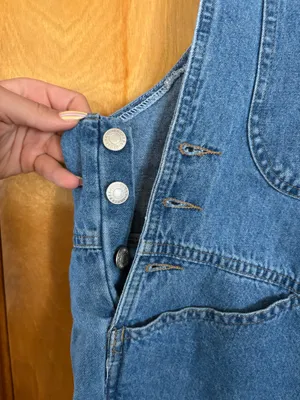 Essentials Style Vintage Overalls Blue Size M thumbnail 2
