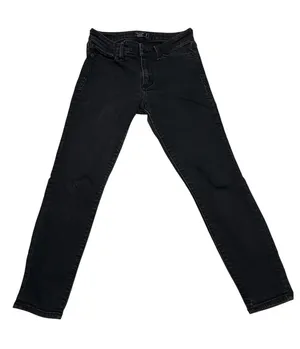 Abercrombie & Fitch Harper Ankle Black Skinny Jeans Women’s 25 0S Stretch Y2k thumbnail 1