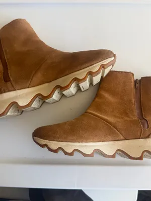 Sorel Women's Suede Ankle Boots in Brown - Casual Comfort Waterproof 5.5 thumbnail 2