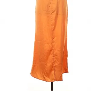 Hello Molly Golden Thoughts Orange Maxi Dress Cowl Neck Lace Up Back Size 4 thumbnail 7