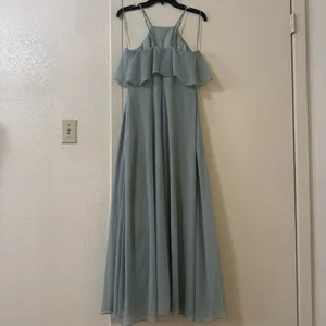 Birdy Grey Jules Dress Chiffon Sea Glass Size M thumbnail 5
