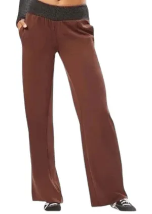 WeWoreWhat Brown Low Rise V Pant NWT Size Small Revolve pants thumbnail 1