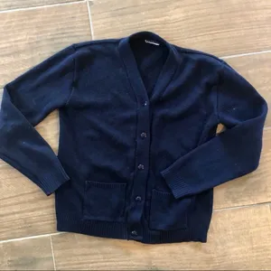 Blue Cardigan Sweater‎ Size Small thumbnail 4