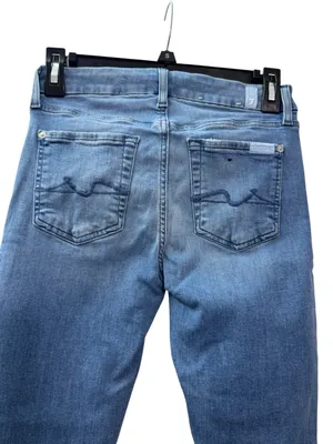 7 FOR ALL MANKIND Distressed Skinny Jeans thumbnail 7