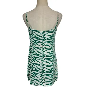 Reformation Lindsey Zebra Print Mini Slip Dress thumbnail 4
