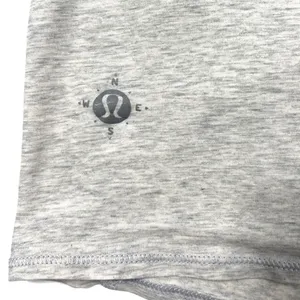 Lululemon Find Your True North Feather Tank Top Small Heathered Gray Yoga EUC‎ thumbnail 3