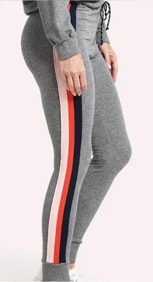 ✨🏃‍♀️ SUNDRY Gray Stripe Jogger Sweatpants Side Stripe Sz 1‎ 🏃‍♀️✨ thumbnail 1