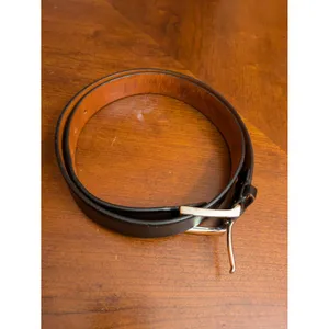 Banana Republic Leather Black Belt Size 36 thumbnail 8