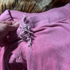 Juicy couture MD velvet bell shaped sweat pants low rise thumbnail 3
