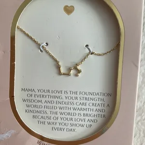 Momma Necklace Gold thumbnail 2