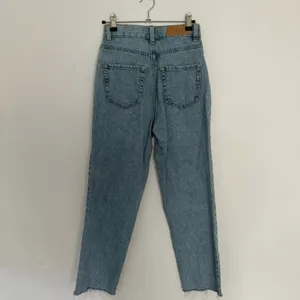 PacSun Medium Blue High Waisted Straight Leg Jeans thumbnail 6