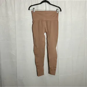 Set‎ Active Cropped Athletic Pull On Elastic Waist Workout Leggings Size Medium thumbnail 2