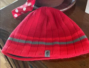 The North Face Red Beanie Unisex Women’s Girls Boys thumbnail 1