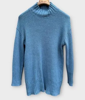 Free People Beach Ribbed Mock Neck Sweater thumbnail 1