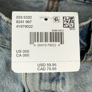 American Eagle Ex-Boyfriend Short Light‎ Wash Distressed Denim 000 23W 41979022 thumbnail 3