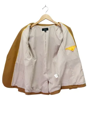 J. Crew Parke Blazer Sz 8P Camel Brown Wool Stretch One Button Career Jacket thumbnail 4