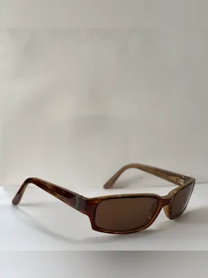 Maui Jim Atoll MJ220-10 Tortoise rectangular sunglasses HCL Bronze lenses flawed thumbnail 2